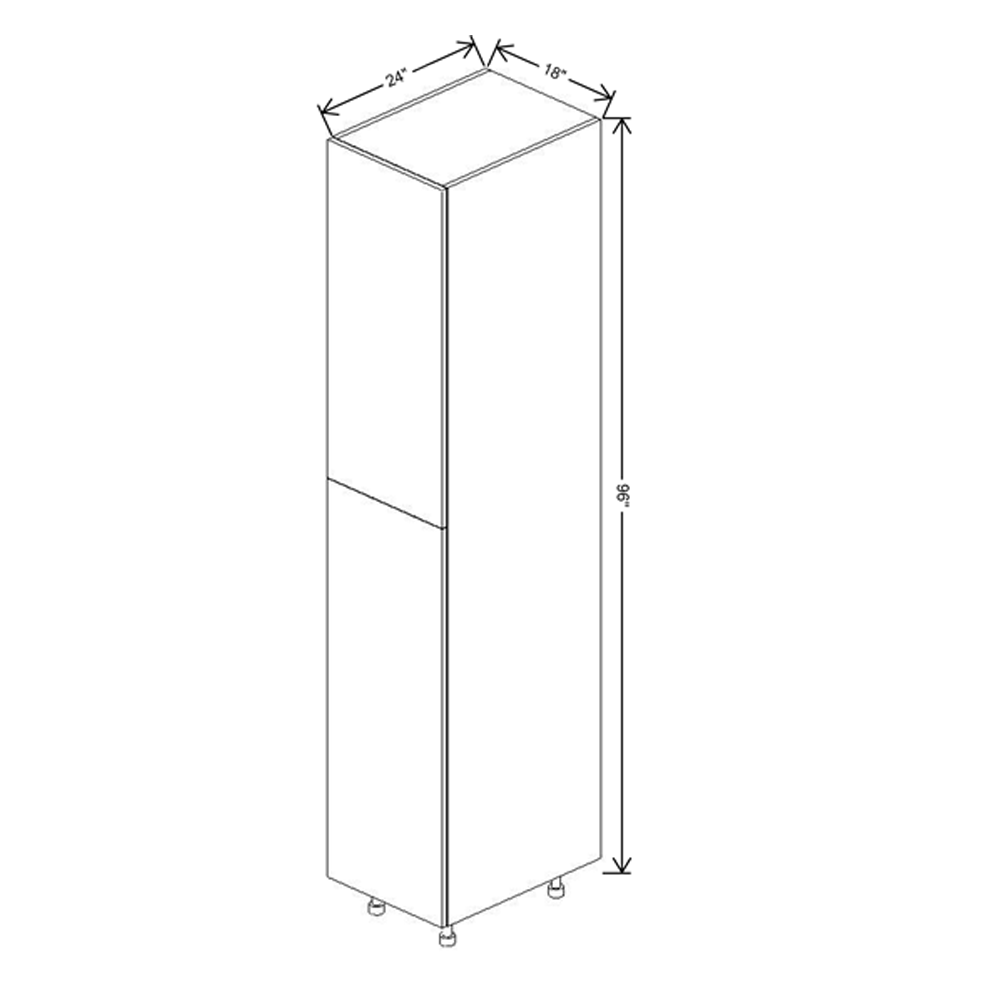 Fabuwood Illume Tuscany Nocce 3  96"H Single Door Pantry