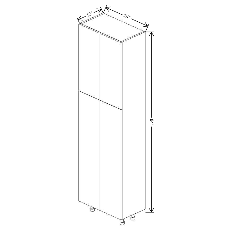 Fabuwood Illume Catalina Olmo 3 18" High Wall