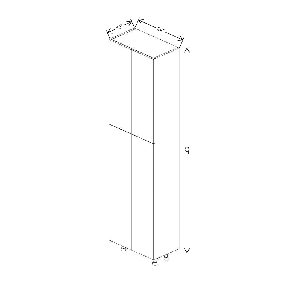 Fabuwood Illume Tuscany Muratti 4 90"H Double Door Pantry