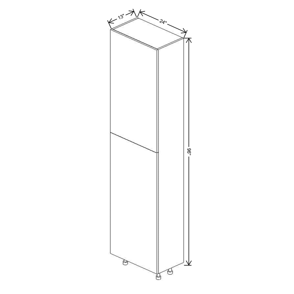 Fabuwood Illume Catalina Bianco Matte 96"H Single Door Pantry