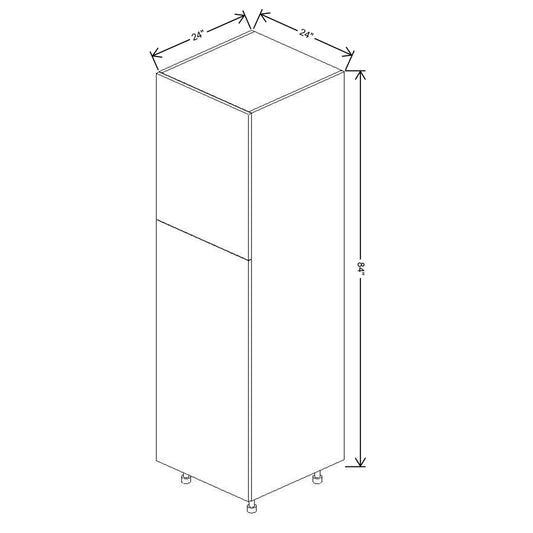 Fabuwood Illume Tuscany Como Ash 2 84"H Single Door Pantry