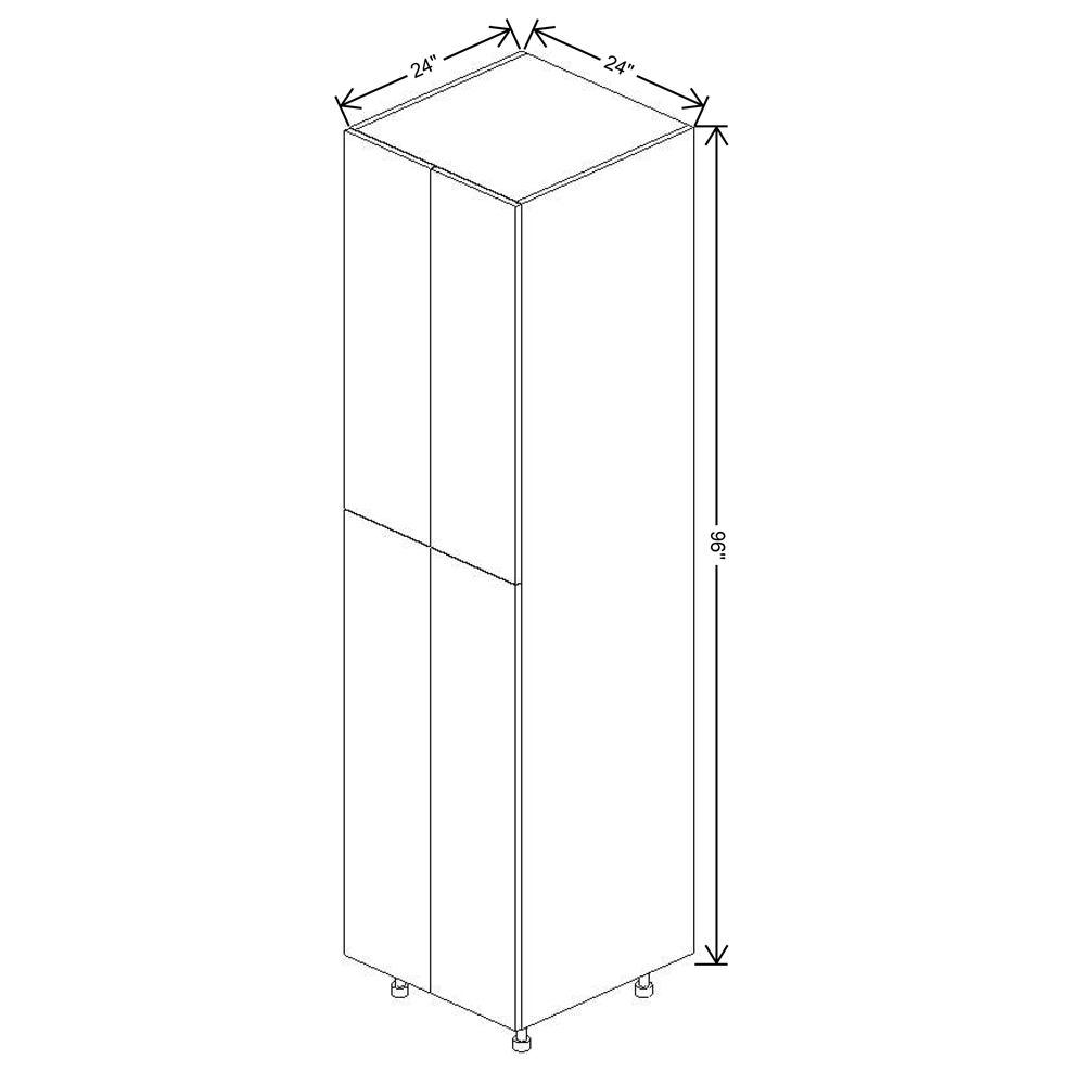 Fabuwood Illume Tuscany Muratti 4 96"H Double Door Pantry