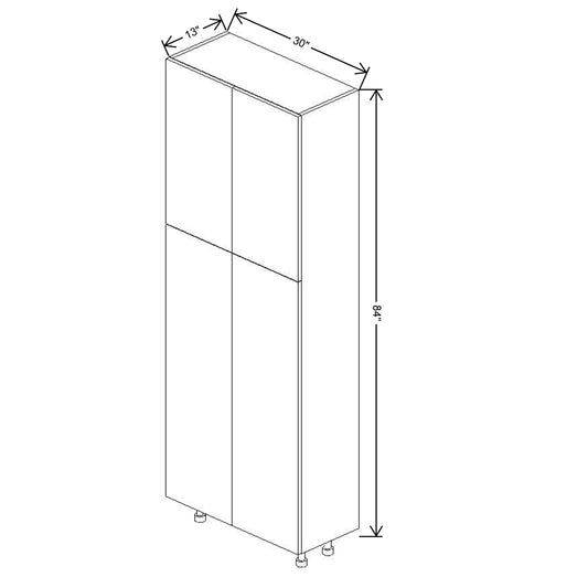 Fabuwood Illume Catalina Como Ash 2 24" High Wall