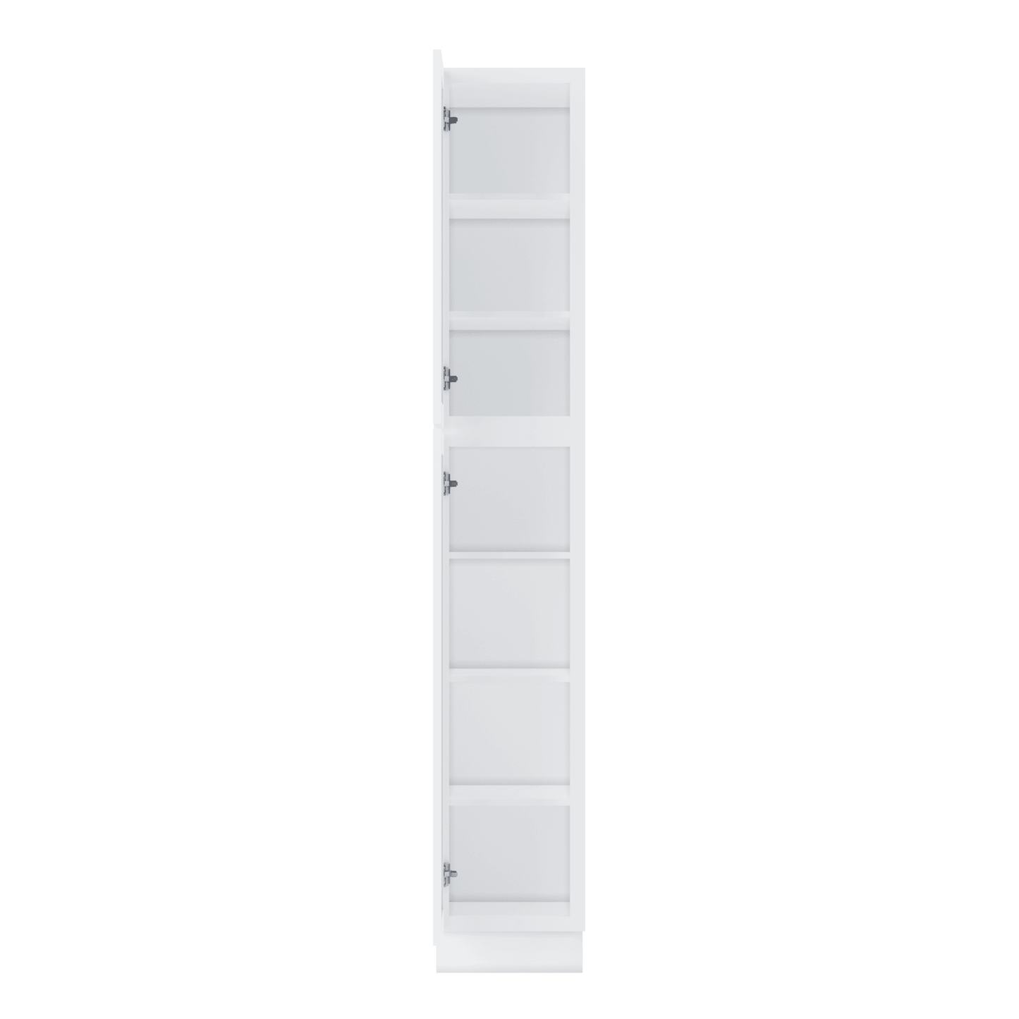 Utility Kitchen Cabinet U1590 Alpina White LessCare 15 in. width 90 in. height 24 in. depth