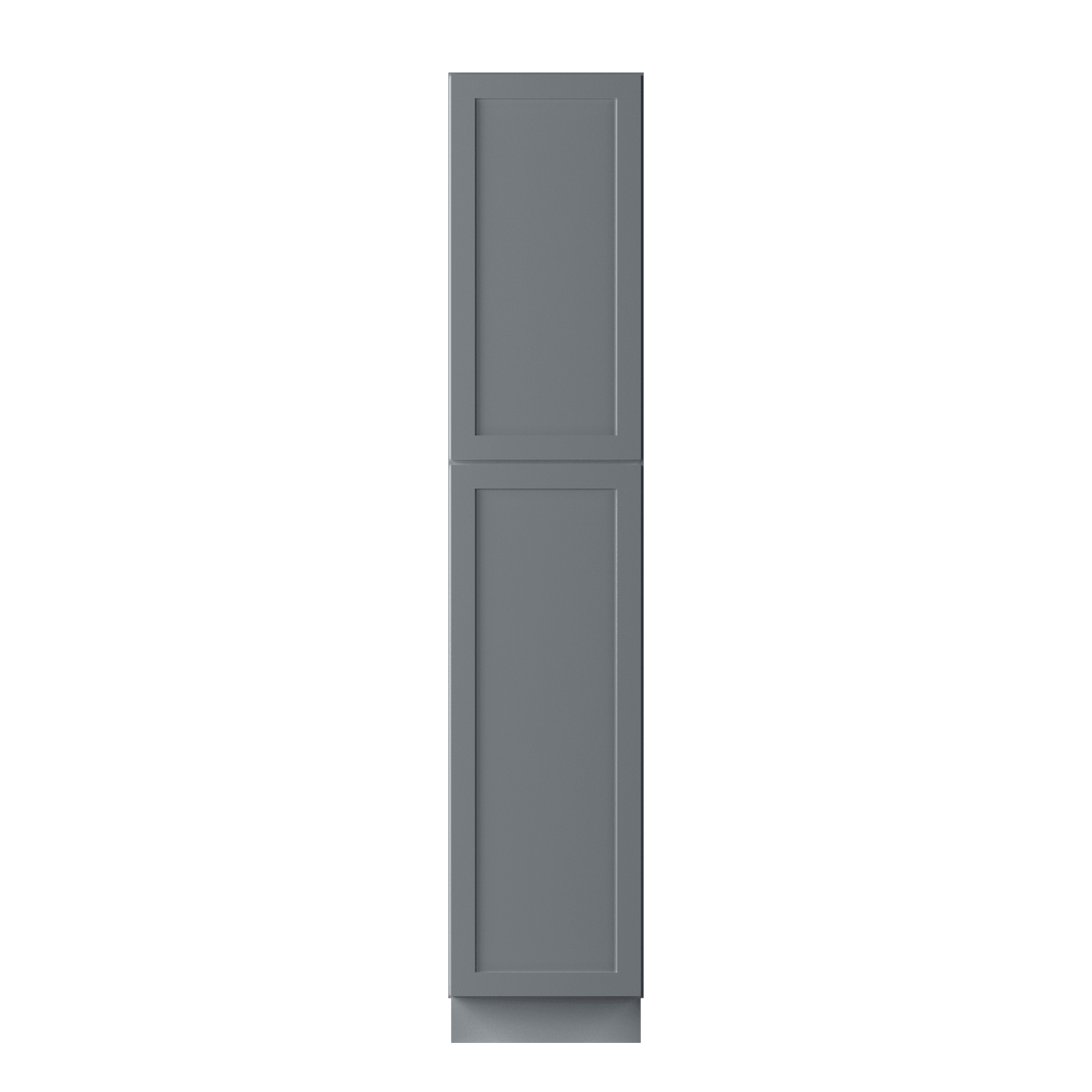 Utility Kitchen Cabinet U1890 Colonial Gray LessCare 18 in. width 90 in. height 24 in. depth