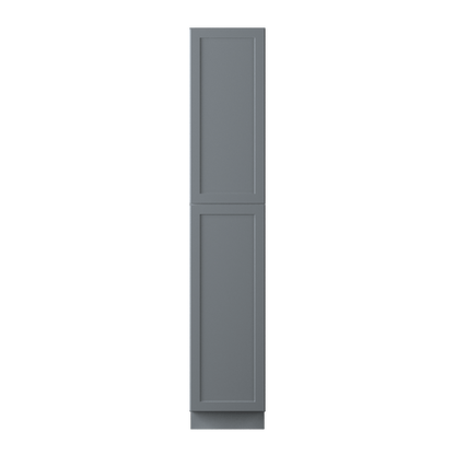 Utility Kitchen Cabinet U1896 Colonial Gray LessCare 18 in. width 96 in. height 24 in. depth