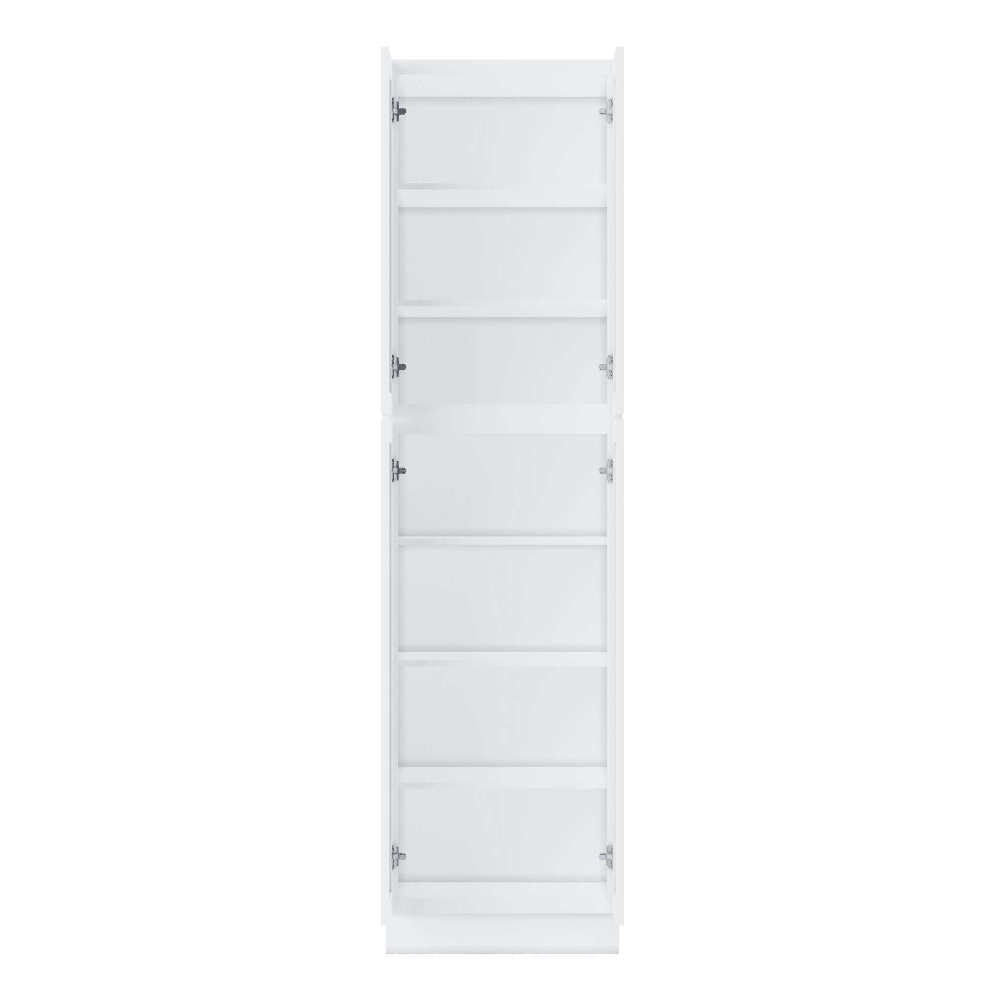 Utility Kitchen Cabinet U2490 Alpina White LessCare 24 in. width 90 in. height 24 in. depth