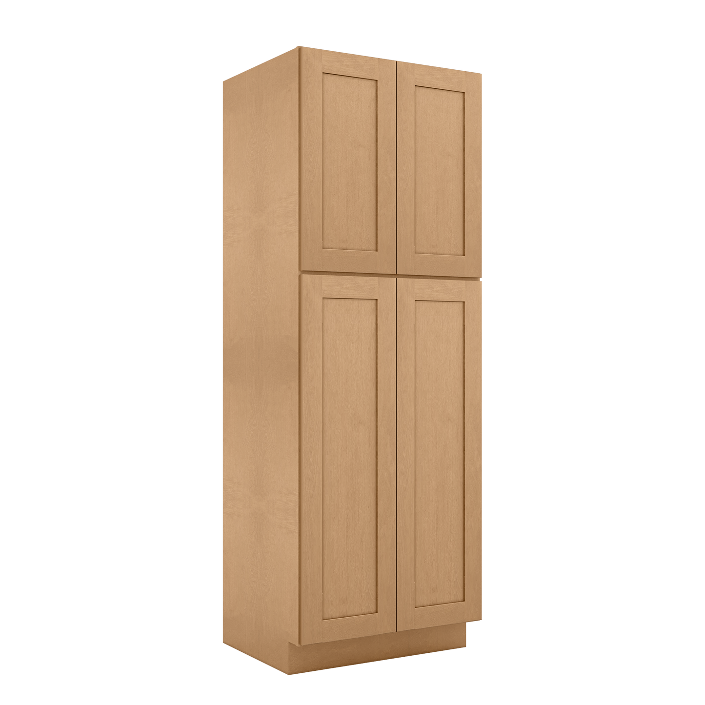 33”W x 84”H x 24”D Utility Kitchen Cabinet - Shaker Toffee