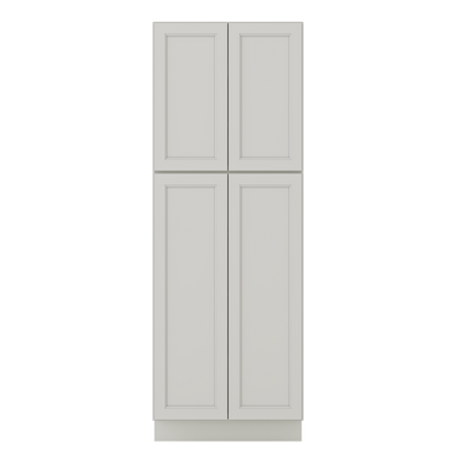 30”W x 84”H x 24”D Utility Kitchen Cabinet - Milan Pearl