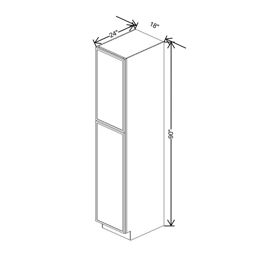 Cubitac Imperial Madison Latte 18'' Utility Cabinet