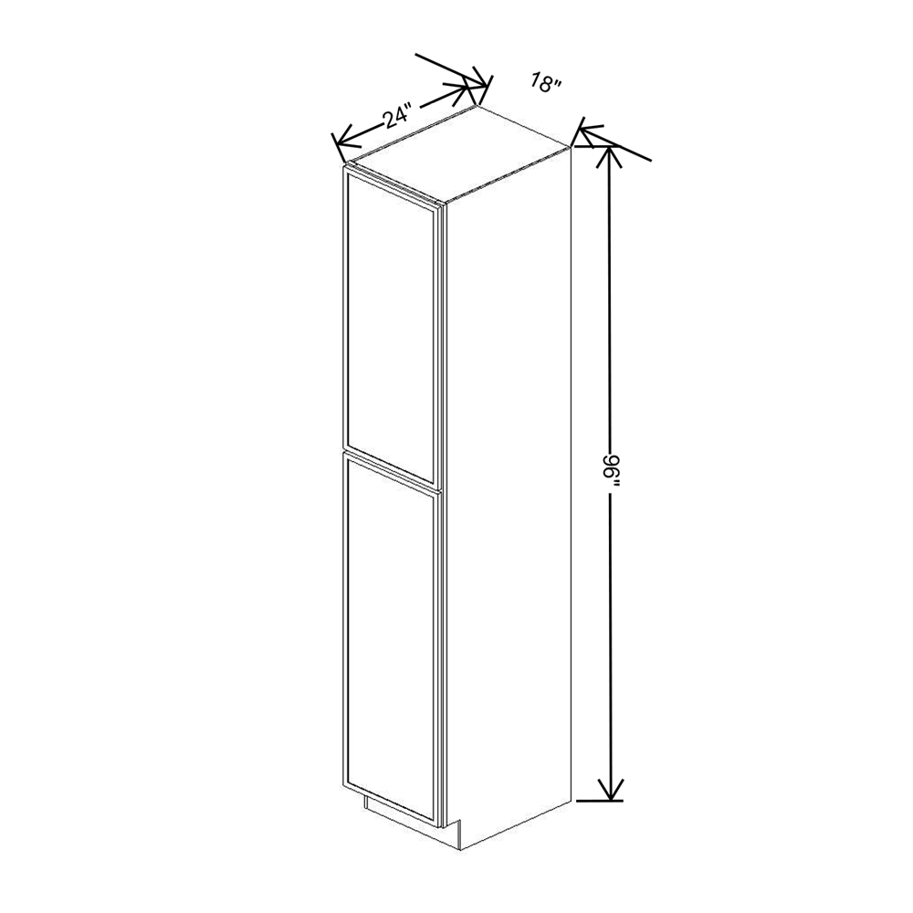 Cubitac Imperial Montclair Sapphire 18'' Utility Cabinet