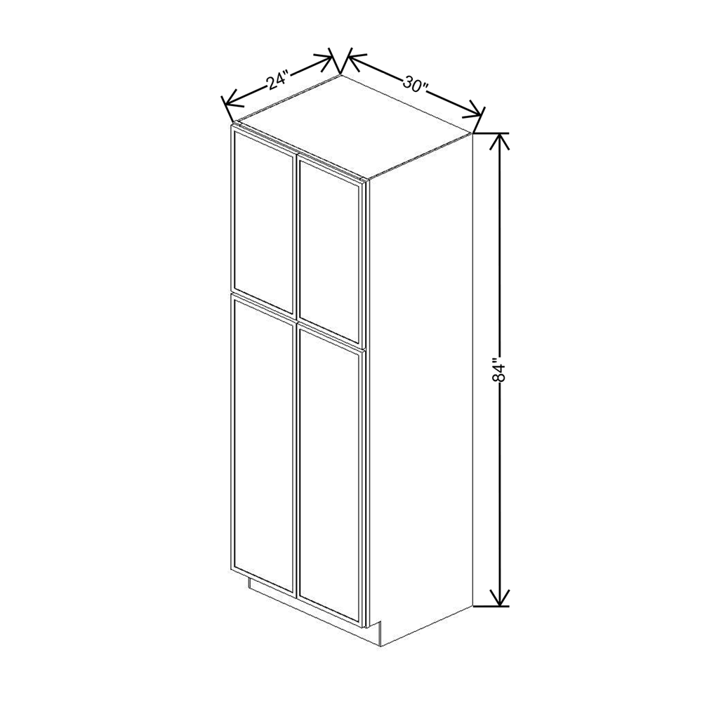 Cubitac Imperial Madison Dusk 30'' Utility Cabinet