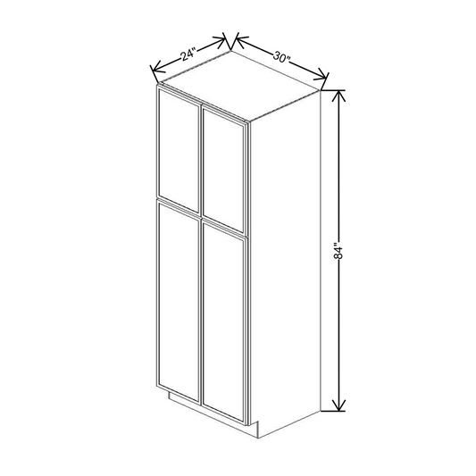 Cubitac Imperial Madison Latte 30'' Utility Cabinet