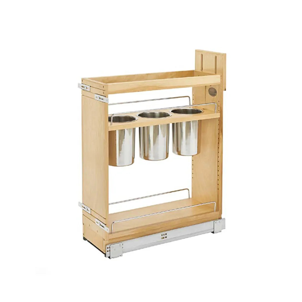 Fabuwood Quest Metro Mist 12" W Base Utensil Pull Out w/Blum Slides