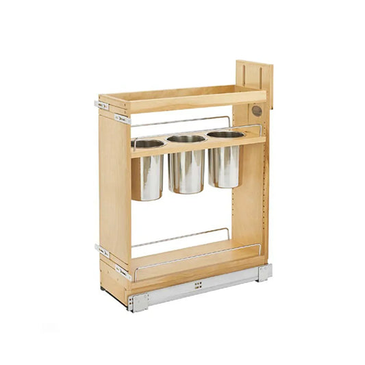 Fabuwood Quest Metro Mist 12" W Base Utensil Pull Out w/Blum Slides