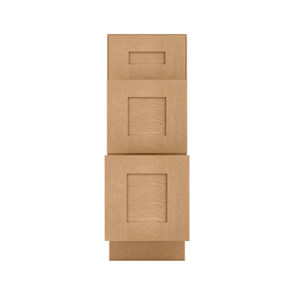 Vanity Drawer Base Cabinet VDB1221345 Shaker Toffee LessCare 12 in. width 34.5 in. height 21 in. depth