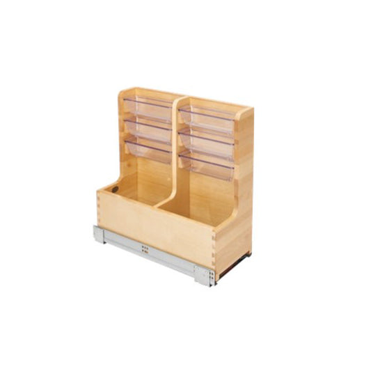 Fabuwood Allure Galaxy Timber 24" Width Vanity Organizer Pullout w/Blum Sides for Sink Base