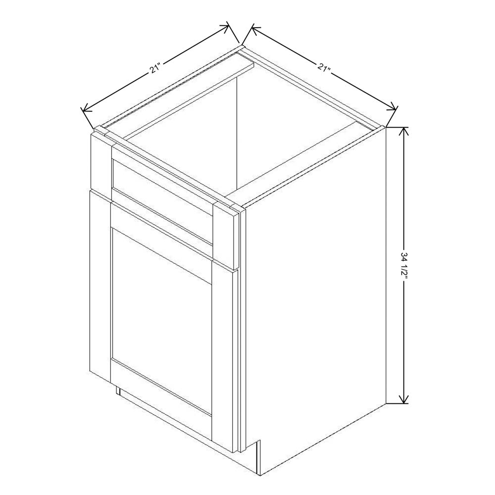 Fabuwood Allure Luna Kona 21"W X 34 1/2"H Vanity Base