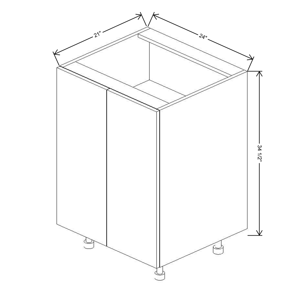 Fabuwood Illume Catalina Nocce 3 24" Width Double Door