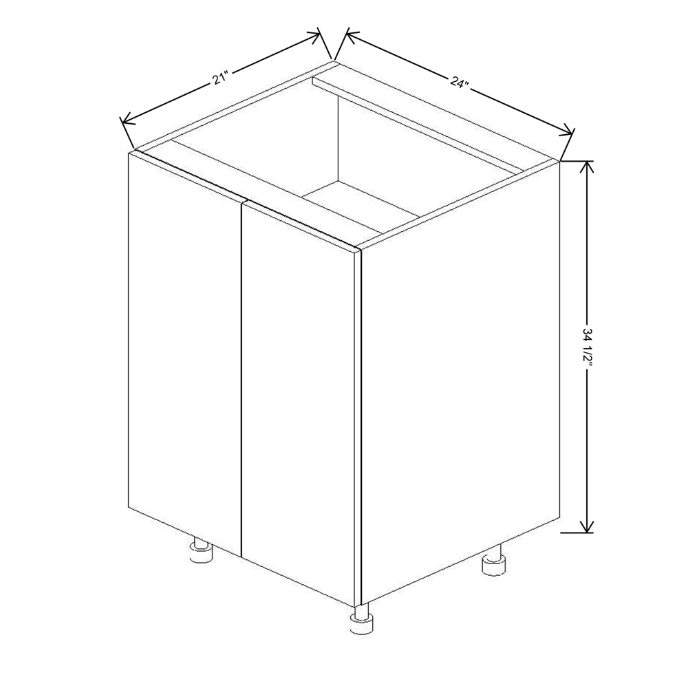 Fabuwood Illume Catalina Como Ash 2 24" Width Double Door