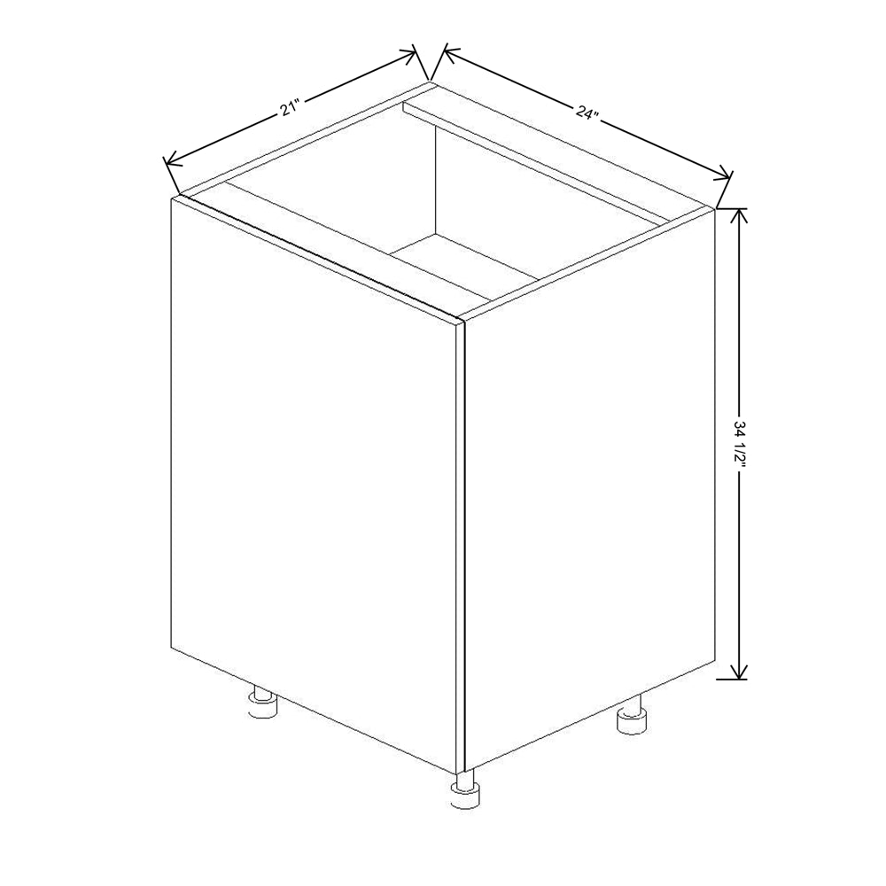 Fabuwood Illume Tuscany Como Ash 2 24" Width Single Door