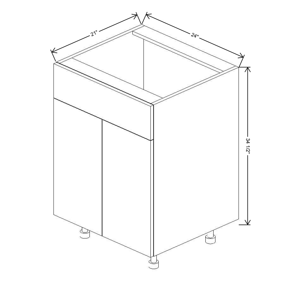 Fabuwood Illume Catalina Olmo 3 24" Width Sink Base