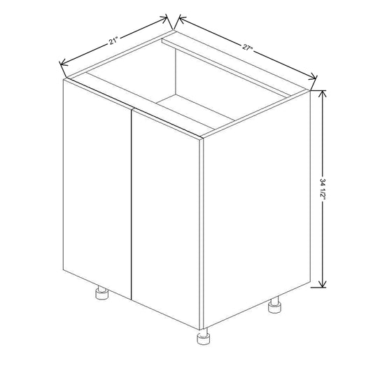 Fabuwood Illume Tuscany Olmo 3  27" Width Double Door