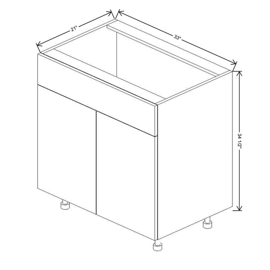 Fabuwood Illume Catalina Nocce 3 33" Width Sink Base