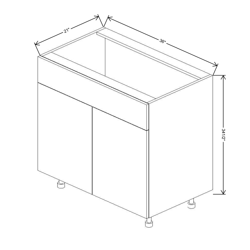 Fabuwood Illume Catalina Nocce 3 36" Width Sink Base