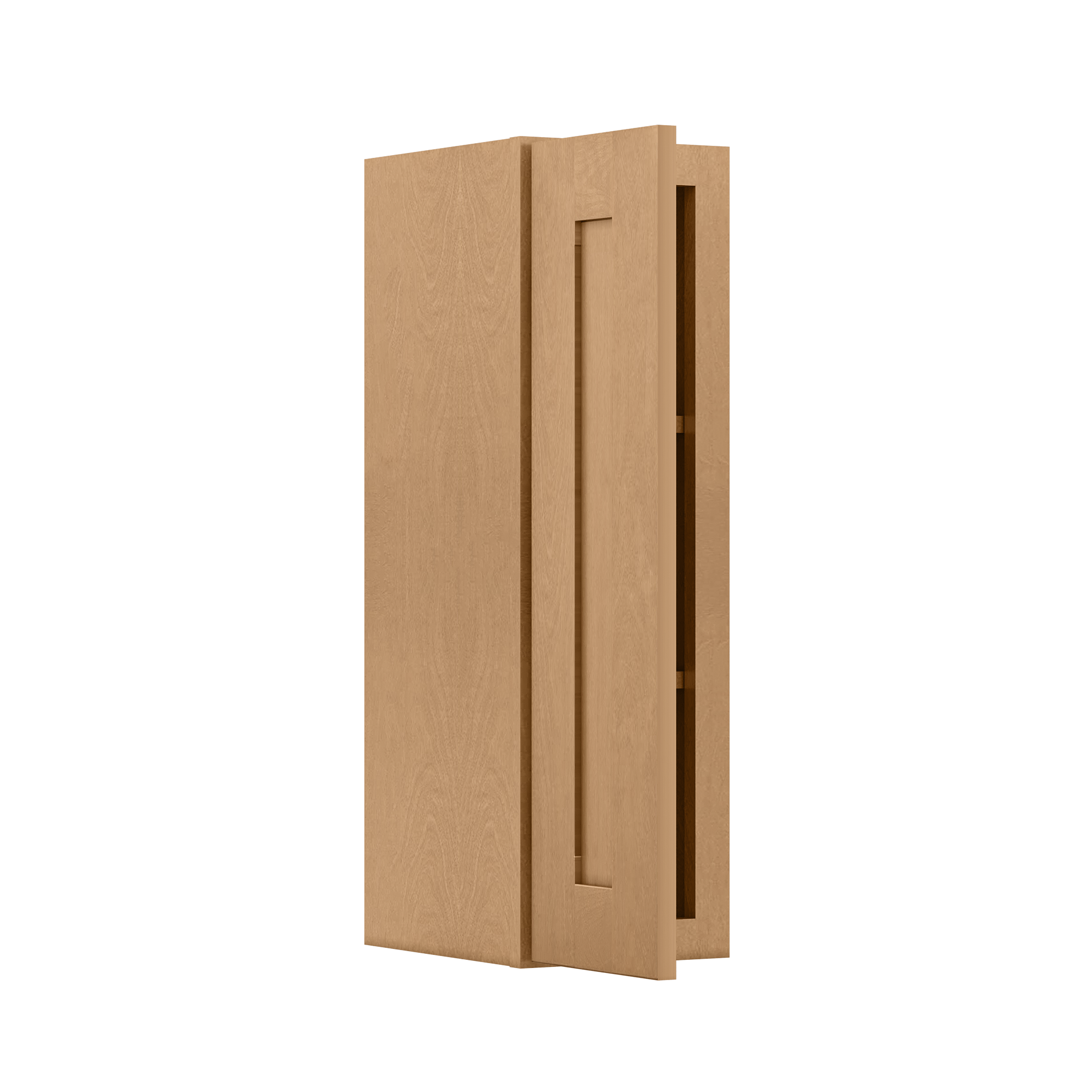 Wall Kitchen Cabinet W0930 Shaker Toffee LessCare 9 in. width 30 in. height 12 in. depth