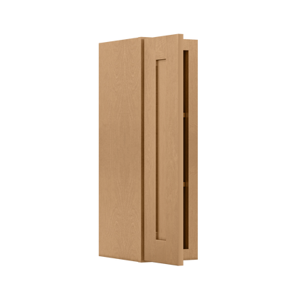 Wall Kitchen Cabinet W0930 Shaker Toffee LessCare 9 in. width 30 in. height 12 in. depth