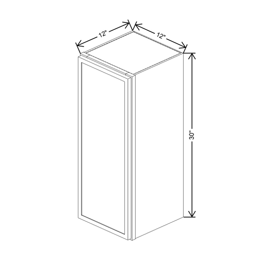 Cubitac Imperial Madison Latte 12"W X 30"H Wall Cabinet