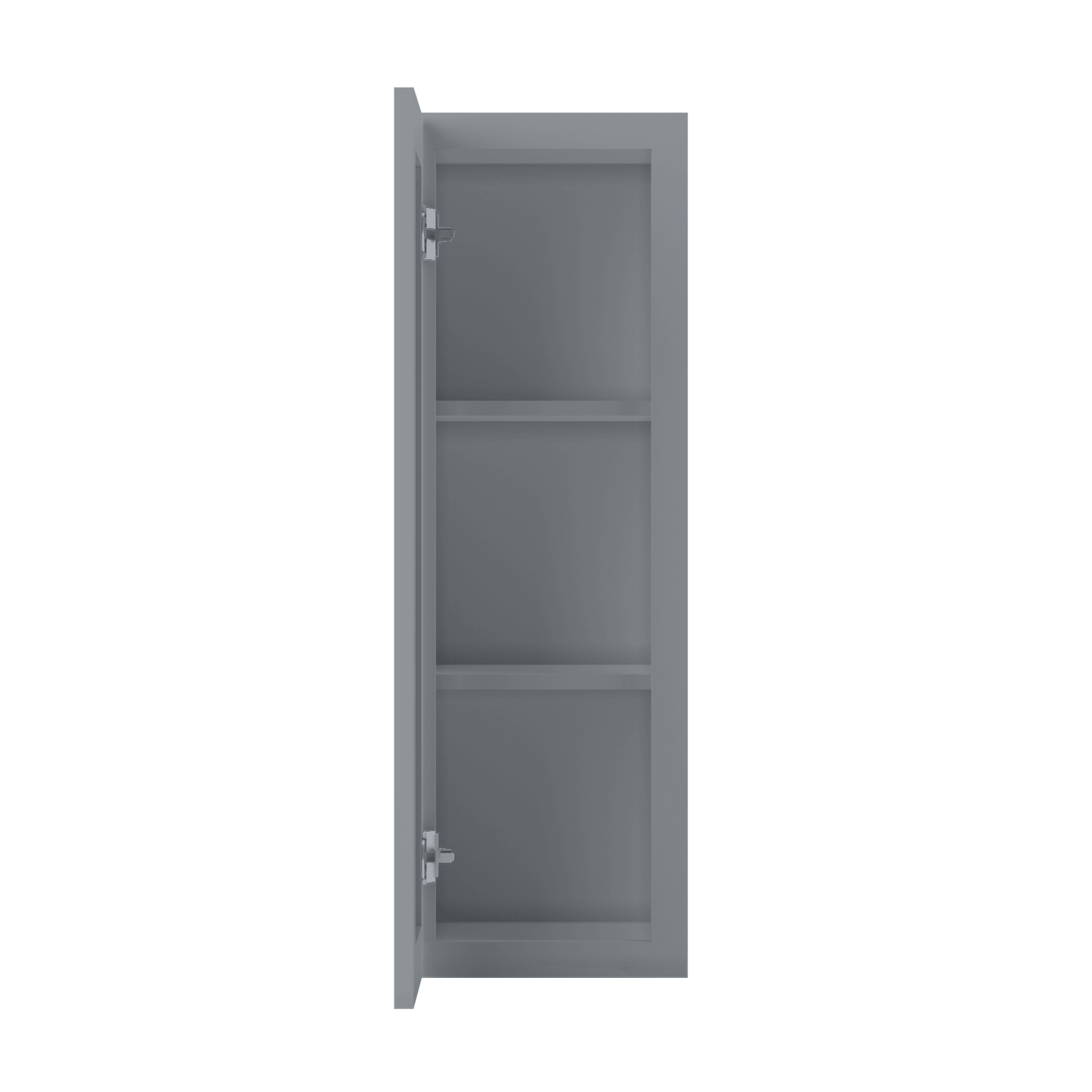 Wall Kitchen Cabinet W1236 Colonial Gray LessCare 12 in. width 36 in. height 12 in. depth