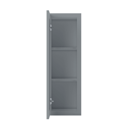 Wall Kitchen Cabinet W1236 Colonial Gray LessCare 12 in. width 36 in. height 12 in. depth