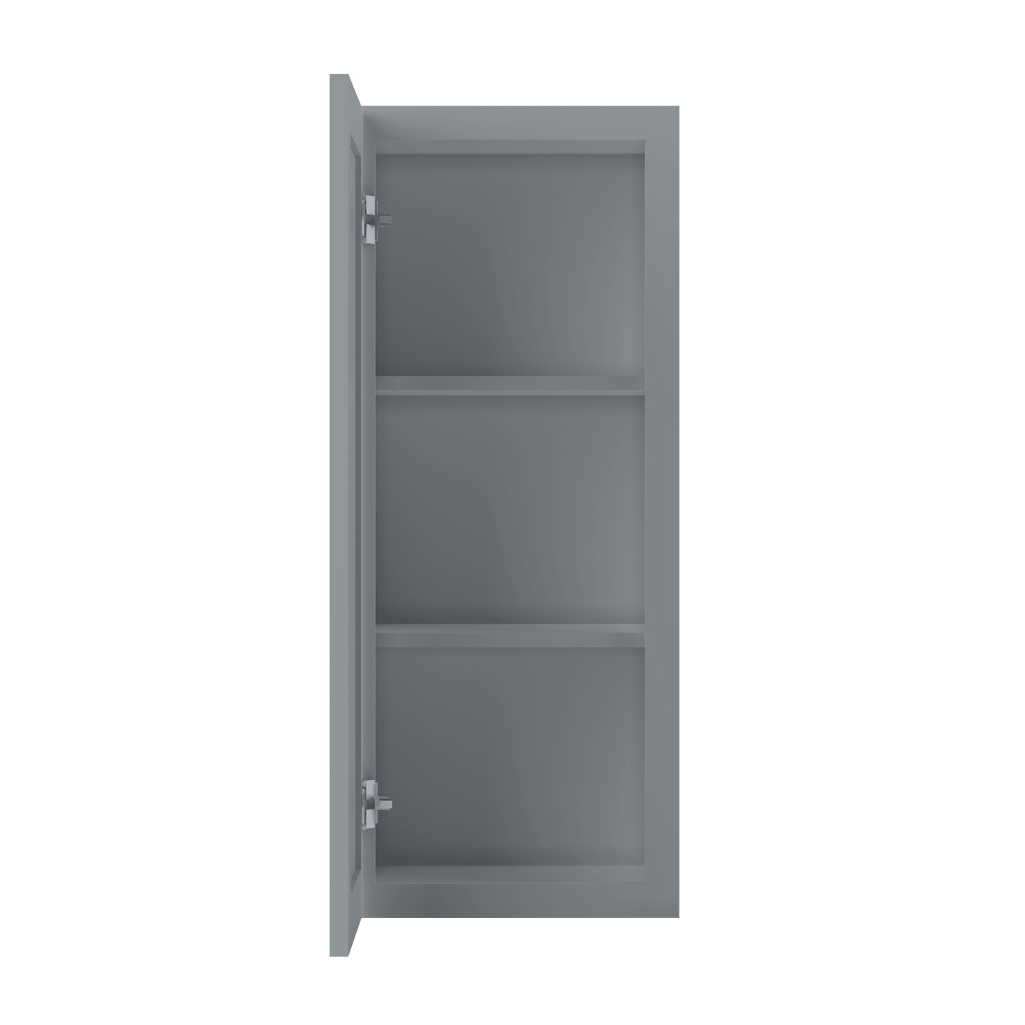 Wall Kitchen Cabinet W1536 Colonial Gray LessCare 15 in. width 36 in. height 12 in. depth