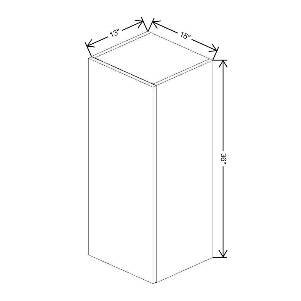 Fabuwood Illume Tuscany Como Ash 2 36" High Wall