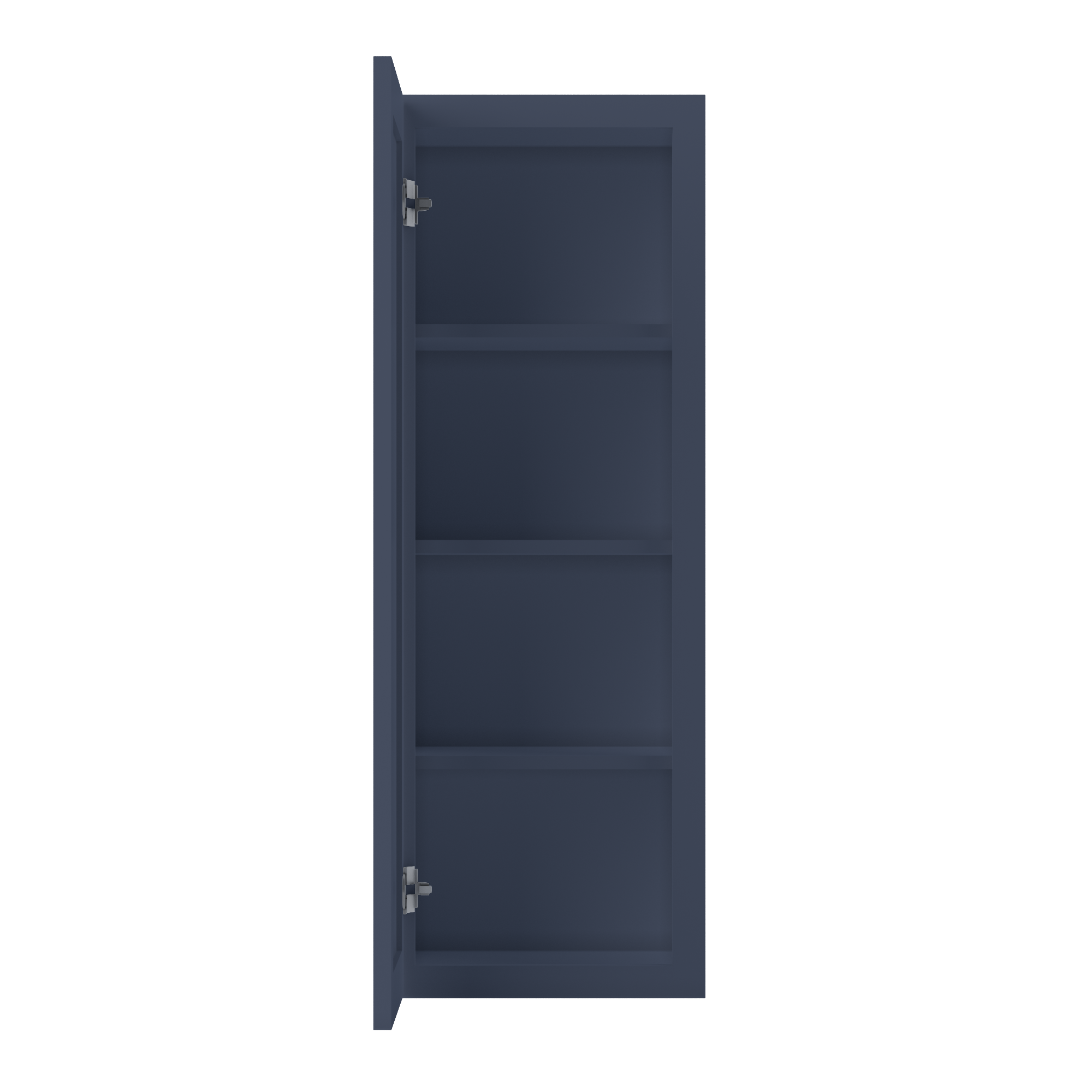 Wall Kitchen Cabinet W1542 Danbury Blue LessCare 15 in. width 42 in. height 12 in. depth