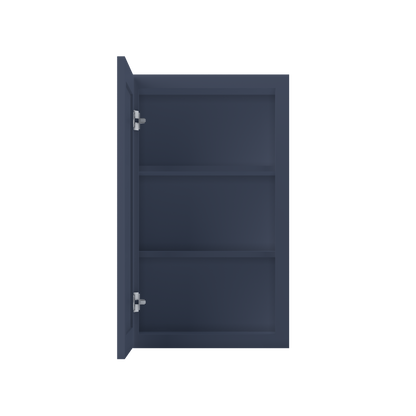 Wall Kitchen Cabinet W1830 Danbury Blue LessCare 18 in. width 30 in. height 12 in. depth