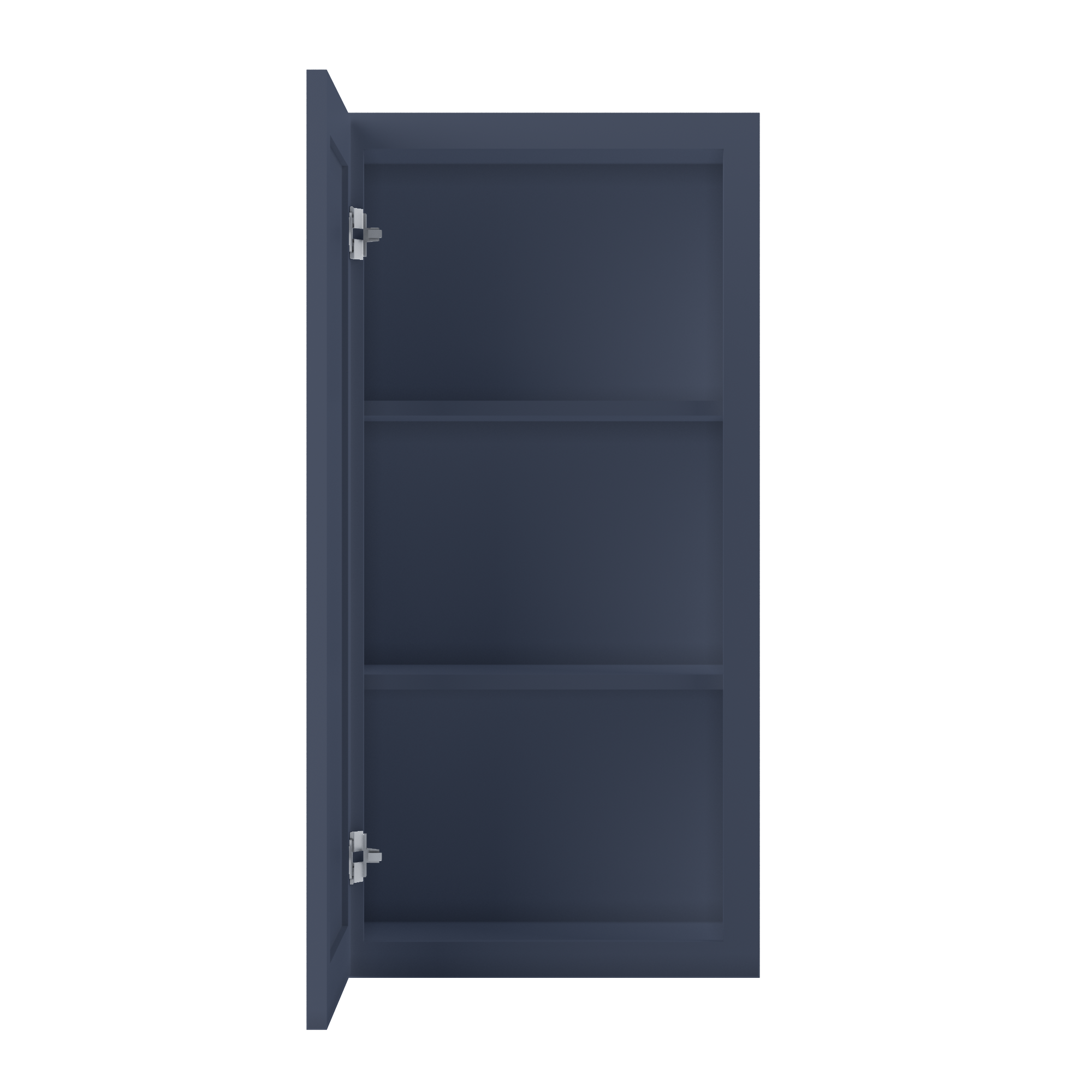 Wall Kitchen Cabinet W1836 Danbury Blue LessCare 18 in. width 36 in. height 12 in. depth