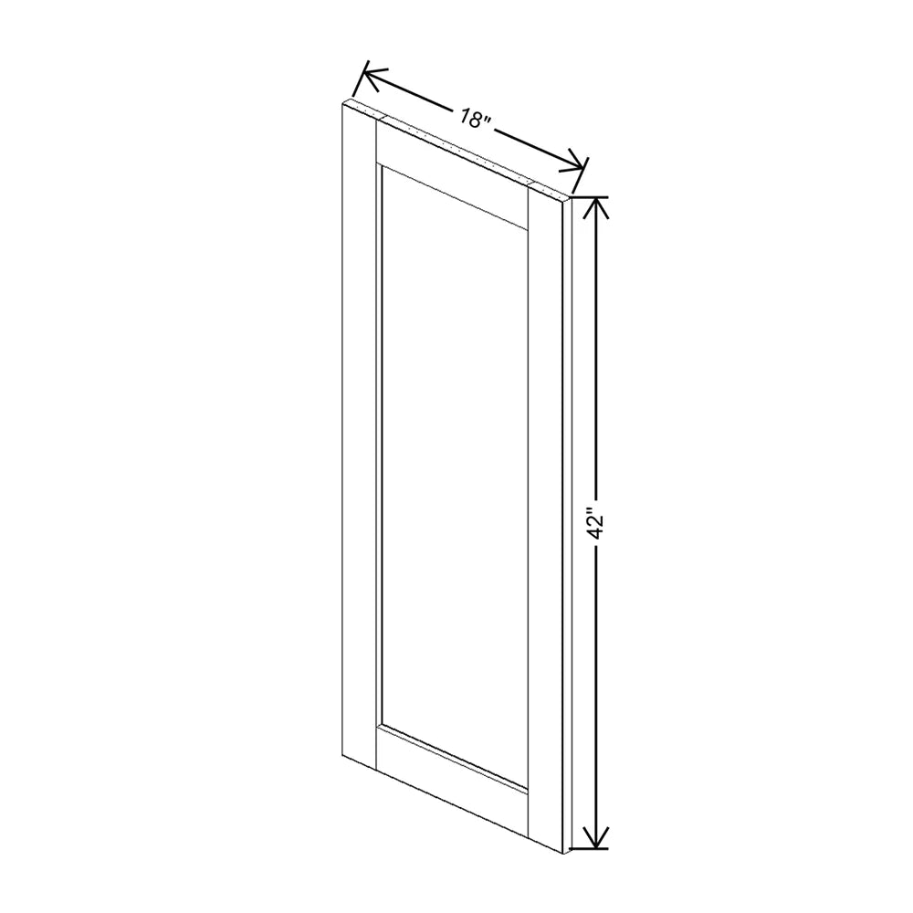 J&K Java Coffee S1 Dummy Door Panel 18" W x 42" H