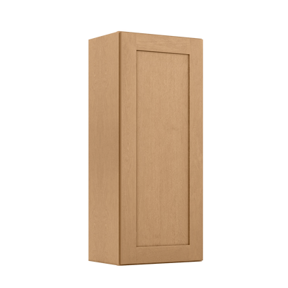 Wall Kitchen Cabinet W1842 Shaker Toffee LessCare 18 in. width 42 in. height 12 in. depth