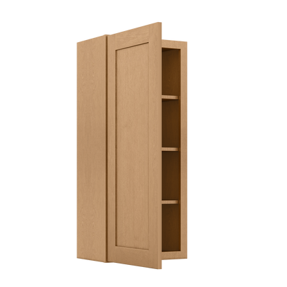 Wall Kitchen Cabinet W1842 Shaker Toffee LessCare 18 in. width 42 in. height 12 in. depth