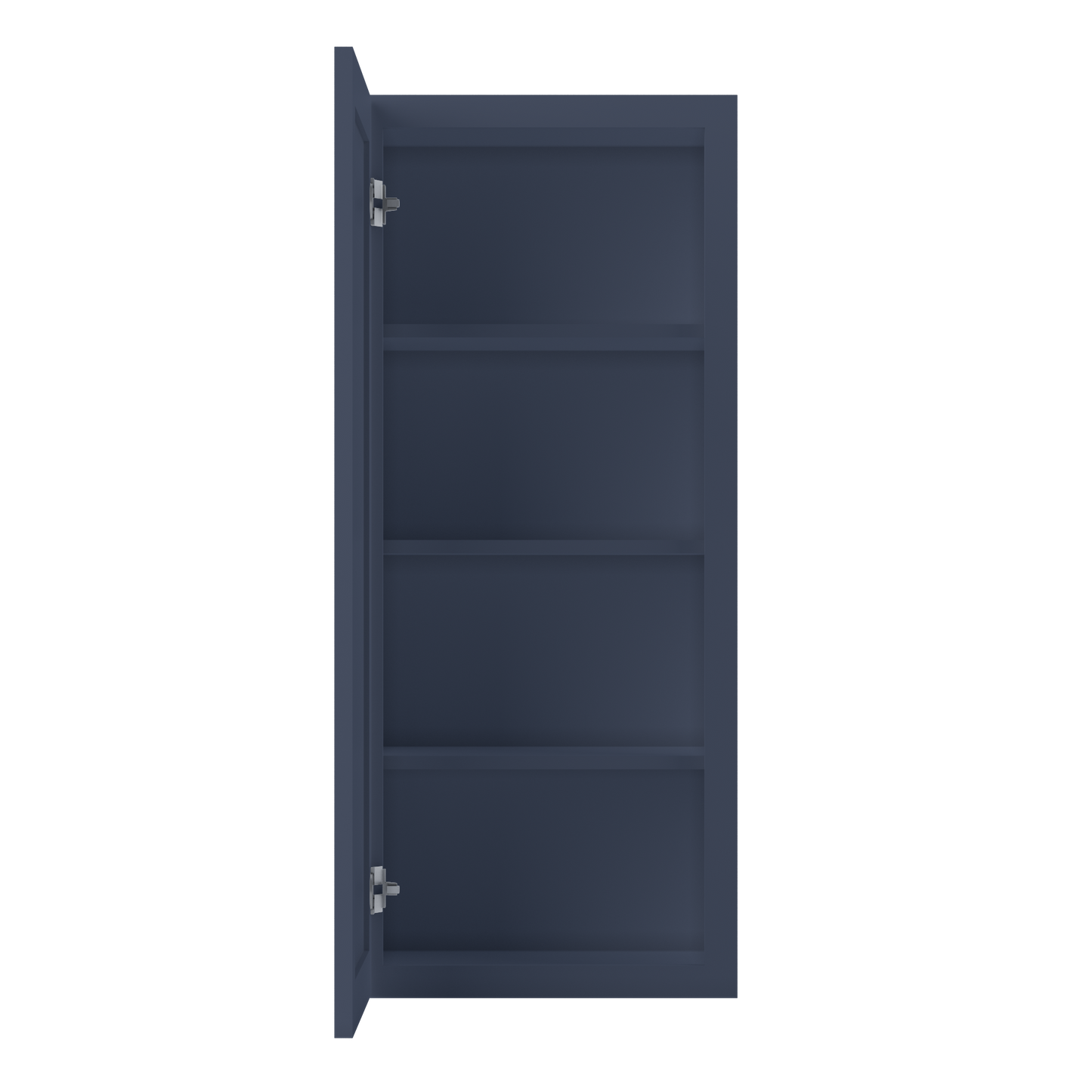 Wall Kitchen Cabinet W1842 Danbury Blue LessCare 18 in. width 42 in. height 12 in. depth