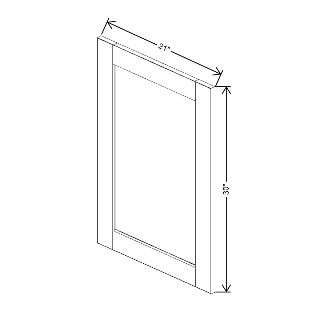 J&K Butterscotch B8 Dummy Door Panel 21" W x 30" H