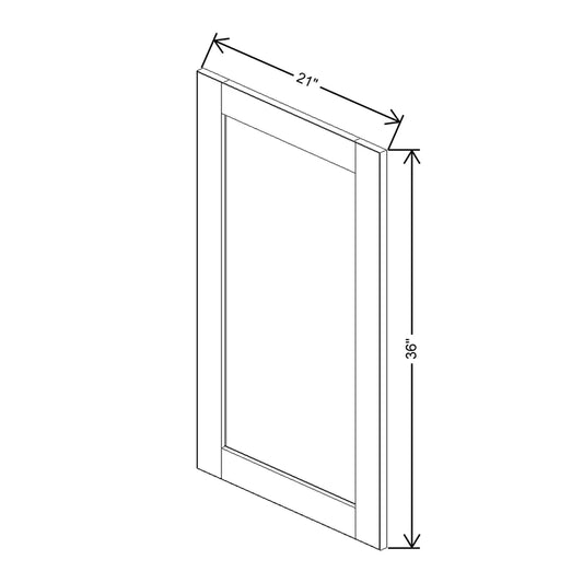 J&K Greige K3 Dummy Door Panel 21" W x 36" H