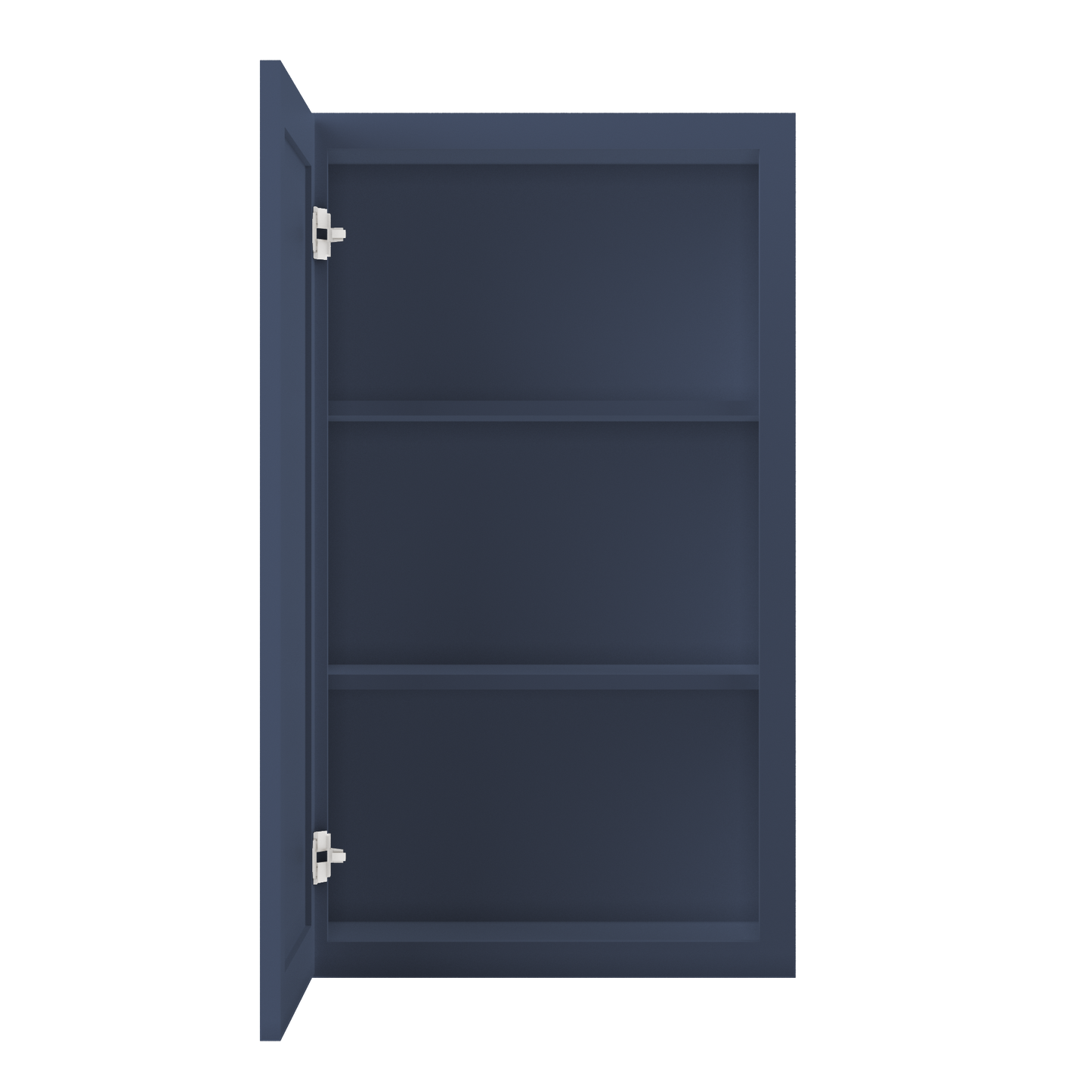 Wall Kitchen Cabinet W2136 Danbury Blue LessCare 21 in. width 36 in. height 12 in. depth