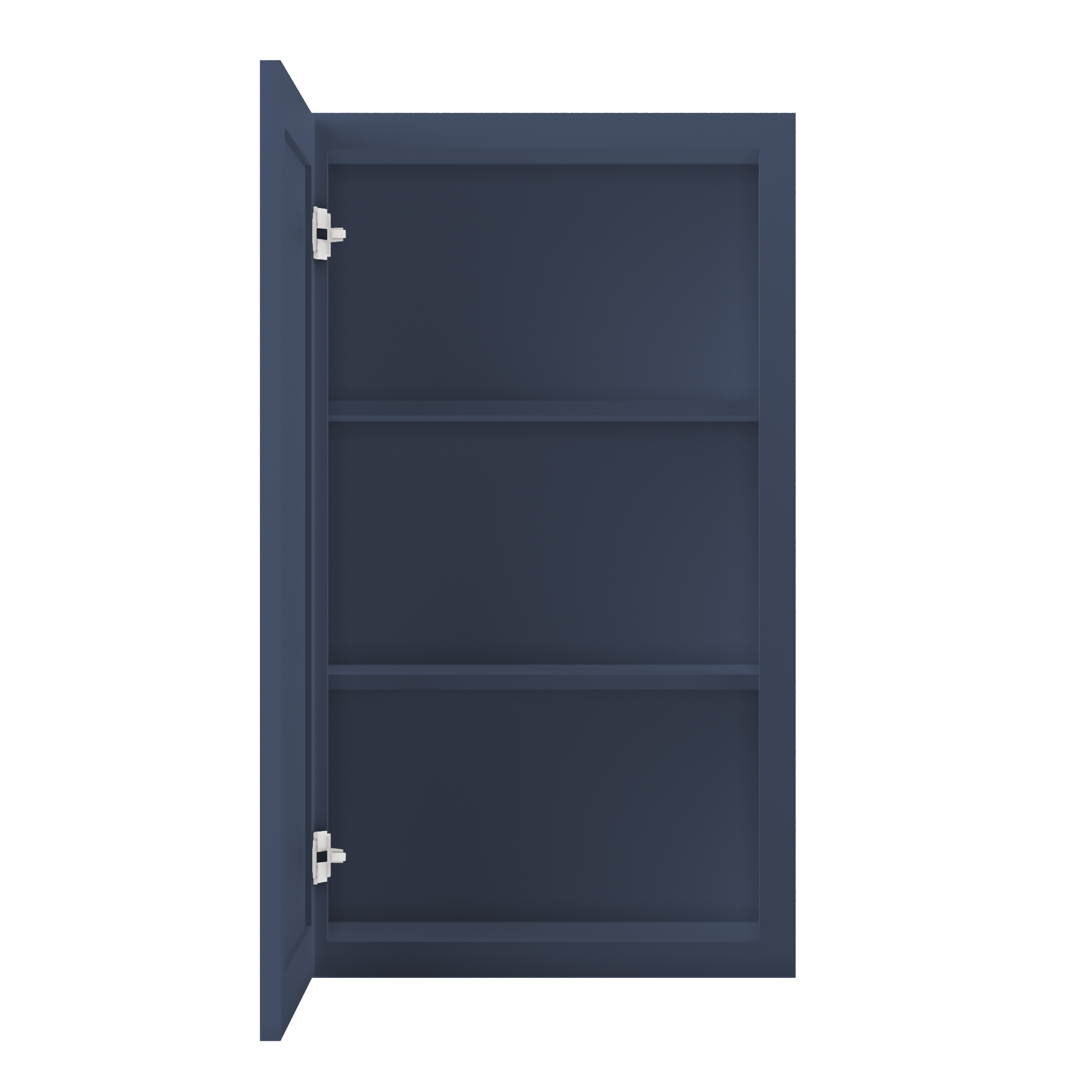 Wall Kitchen Cabinet W2136 Danbury Blue LessCare 21 in. width 36 in. height 12 in. depth