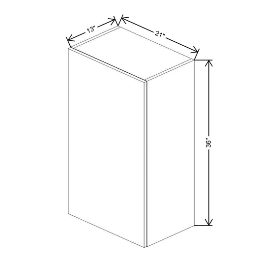 Fabuwood Illume Catalina Bianco Gloss 2 36" High Wall