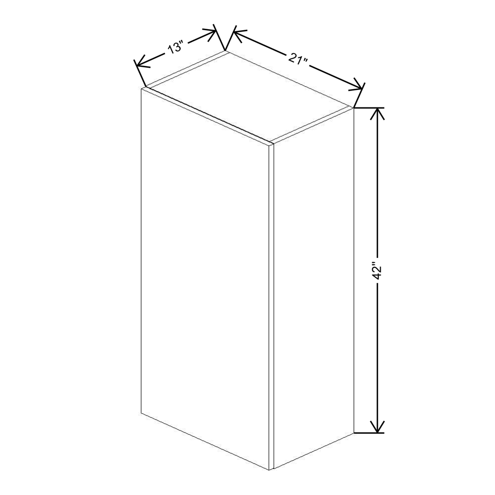 Fabuwood Illume Tuscany Muratti 4 42" High Wall