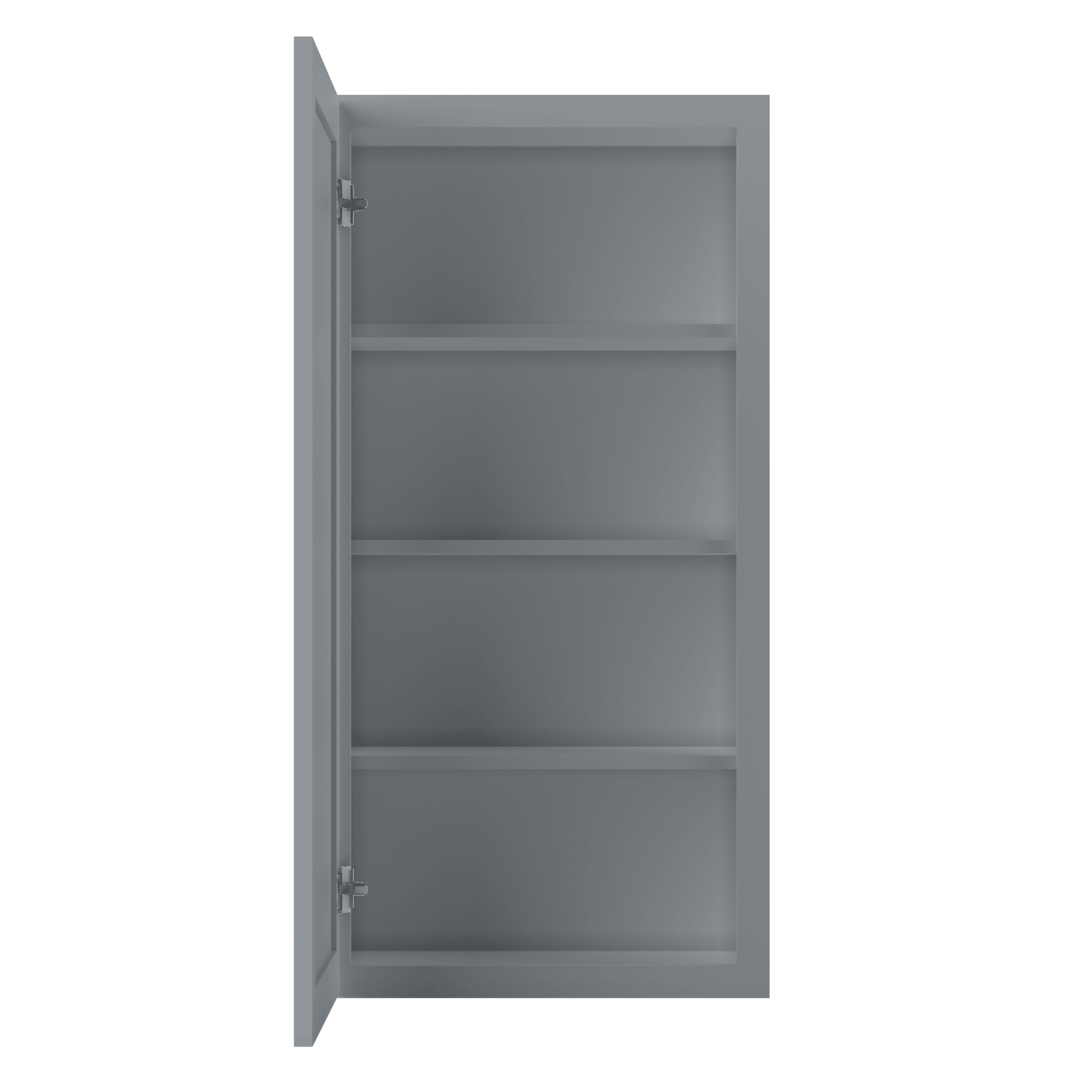 Wall Kitchen Cabinet W2142 Colonial Gray LessCare 21 in. width 42 in. height 12 in. depth